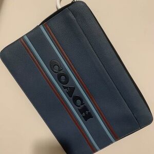 Coach Blue Laptop Bag